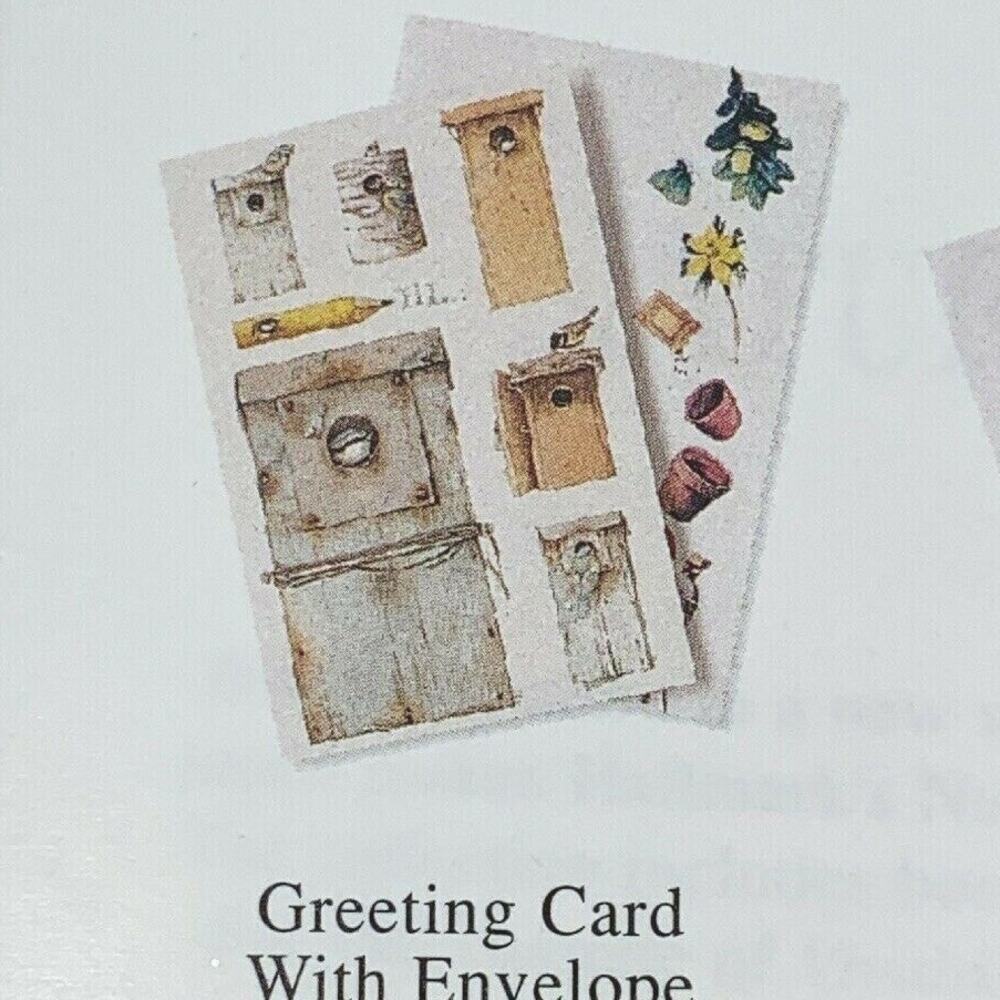 Hallmark‎ Nature's Sketchbook Sampler Marjolein Bastin 2 Cards & Stationery 1994 - Picture 3 of 8